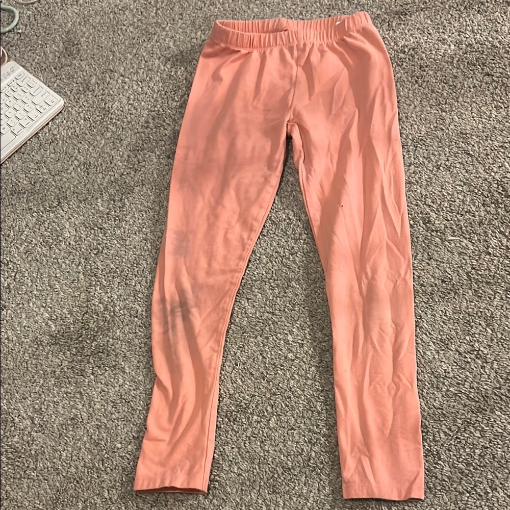 Jumping Beans Pink Leggings Soft Elastic Waist - marked down due to stains